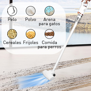 ASPIRADORA LIGERA Y SILENCIOSA 4 EN 1